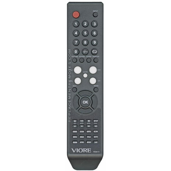 VIORE RC3011V (p/n: 118020196) TV/DVD Combo Remote Control (new)