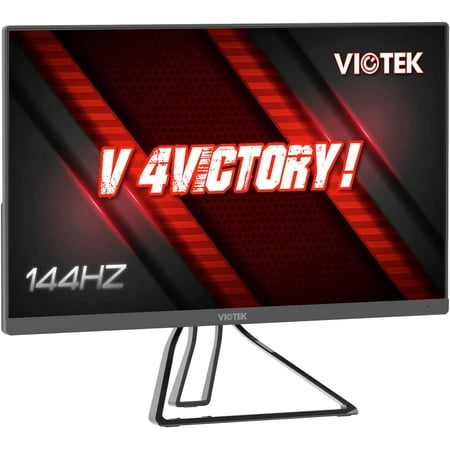 VIOTEK GFV22CB Ultra-Compact 22-Inch 144Hz Gaming Monitor - Black