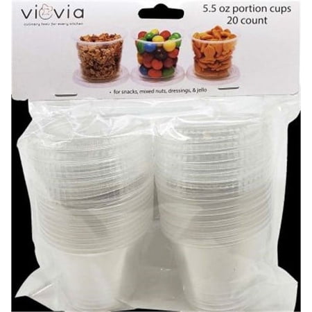VIOVIA 5.5 OZ PORTION CUPS 20