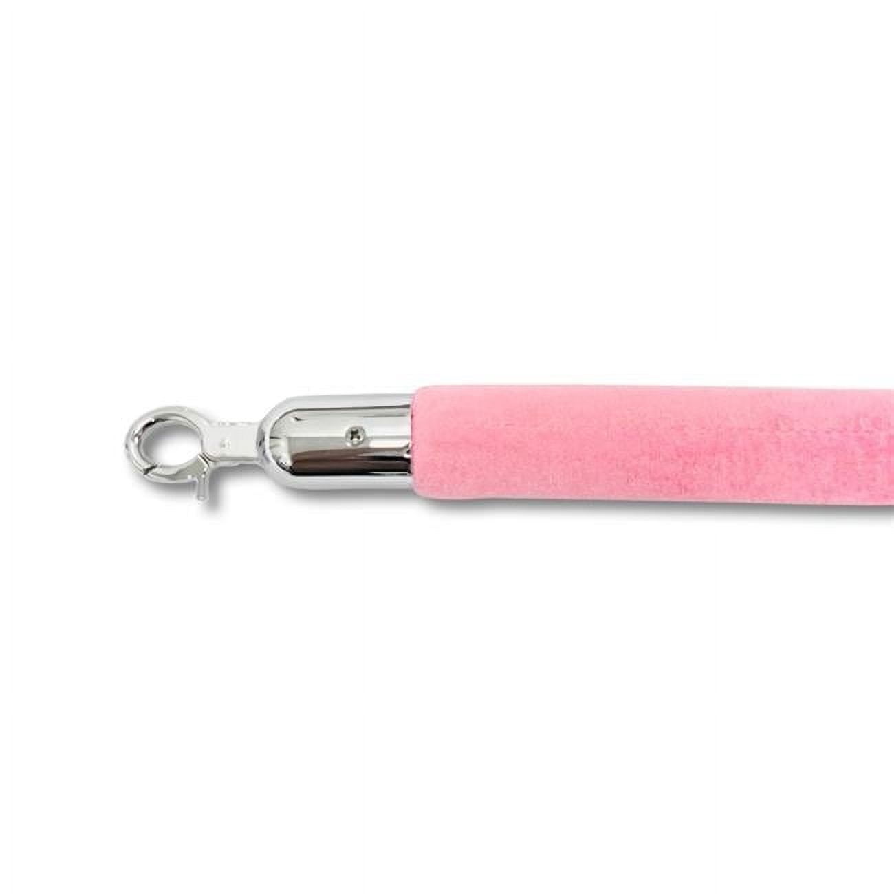 Pink Crowd Control VIP Crowd Control 1645 72 in. Velour Mirror Closable Hooks, Pink ...