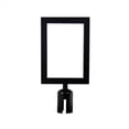 thumbnail image 1 of VIP Crowd Control  8 x 11 in. Sign Mount with Portrait Sign Frame - Black Finish, 1 of 1
