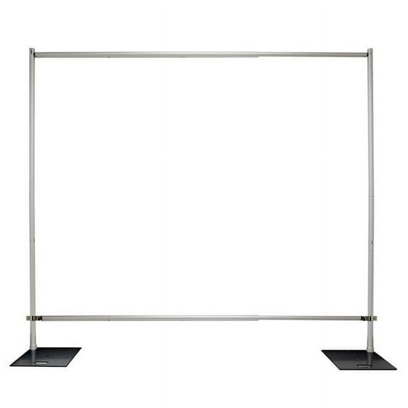 VIP Crowd Control 8X10S&P 8 x 10 ft. Step & Repeat Pipe & Drape Set
