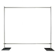 VIP Crowd Control 8X10S&P 8 x 10 ft. Step & Repeat Pipe & Drape Set