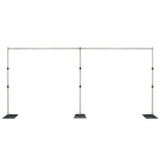 VIP Crowd Control Pipe and Drape, Backdrop Kit, Framework10x20ADJ 14x16 Base ***Upgraded Version***
