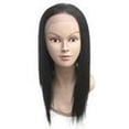 thumbnail image 1 of VIP Heat Resistant Synthetic Lace Front Wig 19' Long (VFL2019) - F1b/33 - Frosted Off Black W/ Dark Auburn, 1 of 1