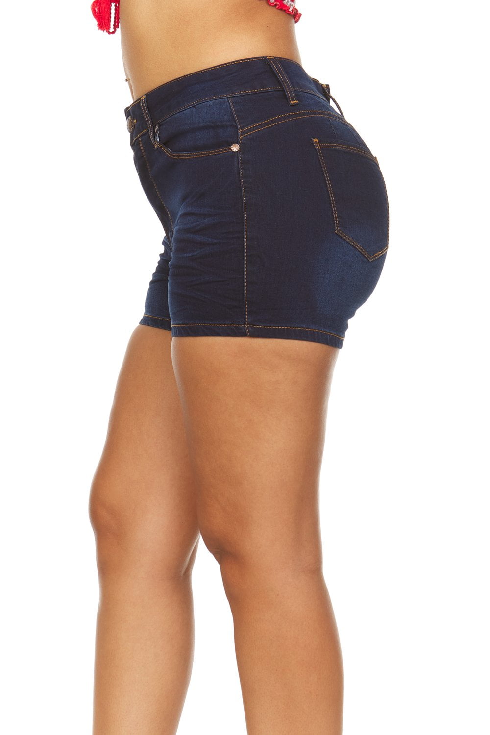 VIP JEANS Teen Girls s Super Cute Jeans Shorts Acid Washed Black Blue 15