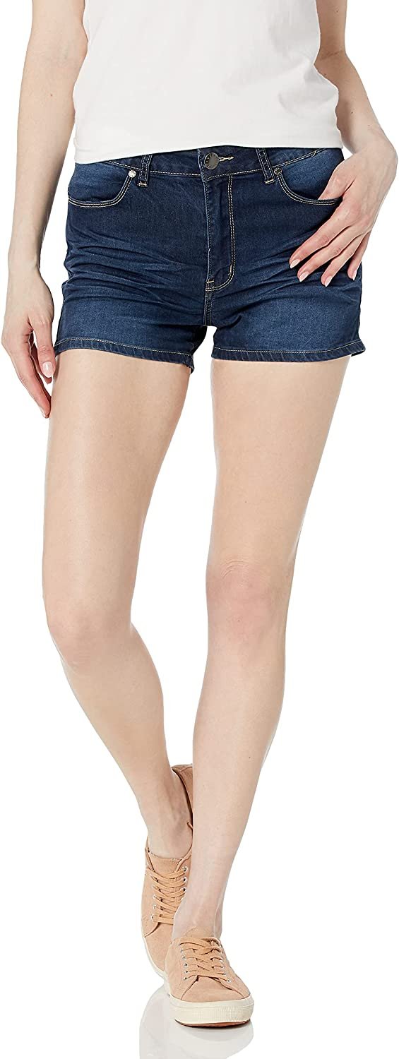 VIP JEANS Teen Girls's Super Cute Jeans Shorts Acid, Whisker Washed, 3 - image 1 of 2
