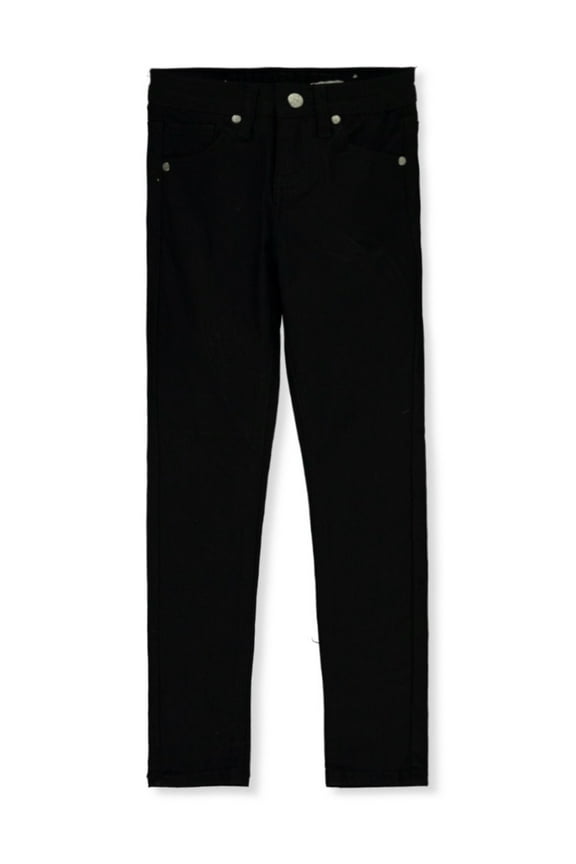 VIP Jean Girls' Super Stretch Skinny Pants Color: black Size: 10
