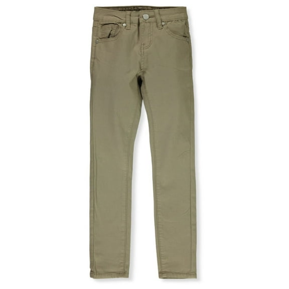 VIP Jean Girls' Super Stretch Skinny Pants Color: khaki Size: 7