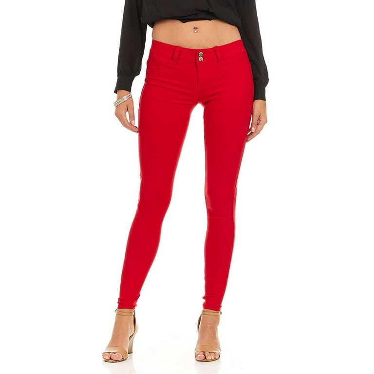 VIP Jeans Extra Stretch Comfy Skinny Jeans Colorful denim long