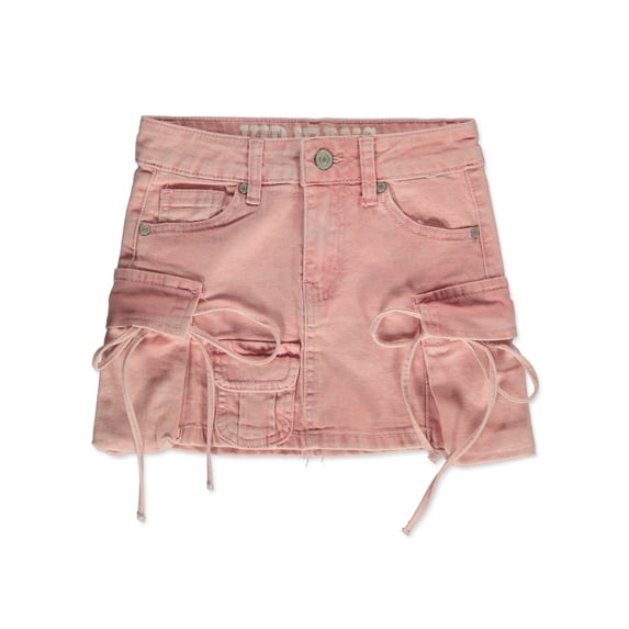 VIP Jeans Girls' Denim Cargo Skirt Color: pink Size: 10
