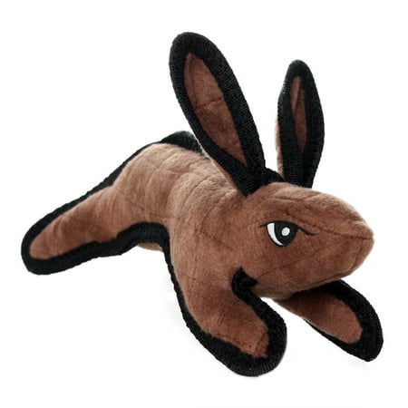 VIP Products Tuffy Jr. Barnyard Rabbit Dog Toy, Brown
