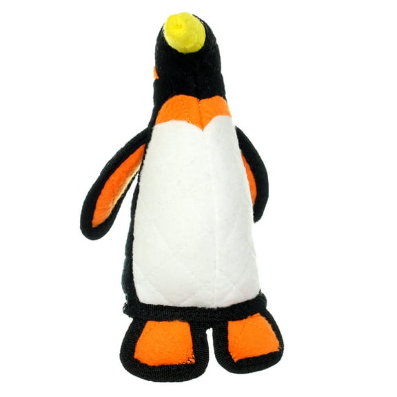 Tuffy Junior Zoo Penguin Durable Plush Dog Toy