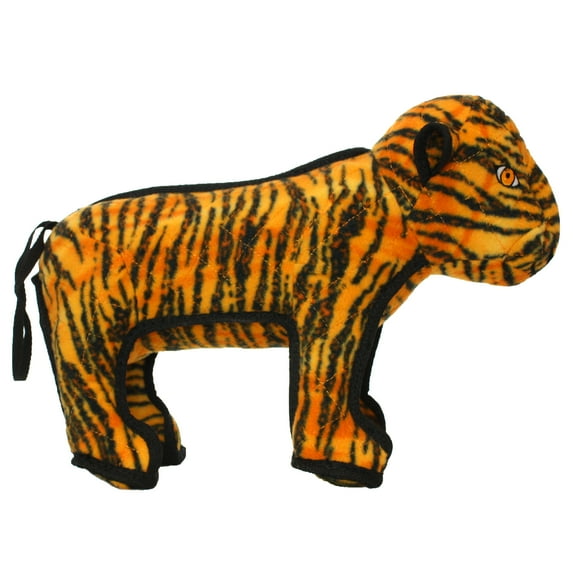 Tuffy Zoo Tiger Durable Plush Dog Toy