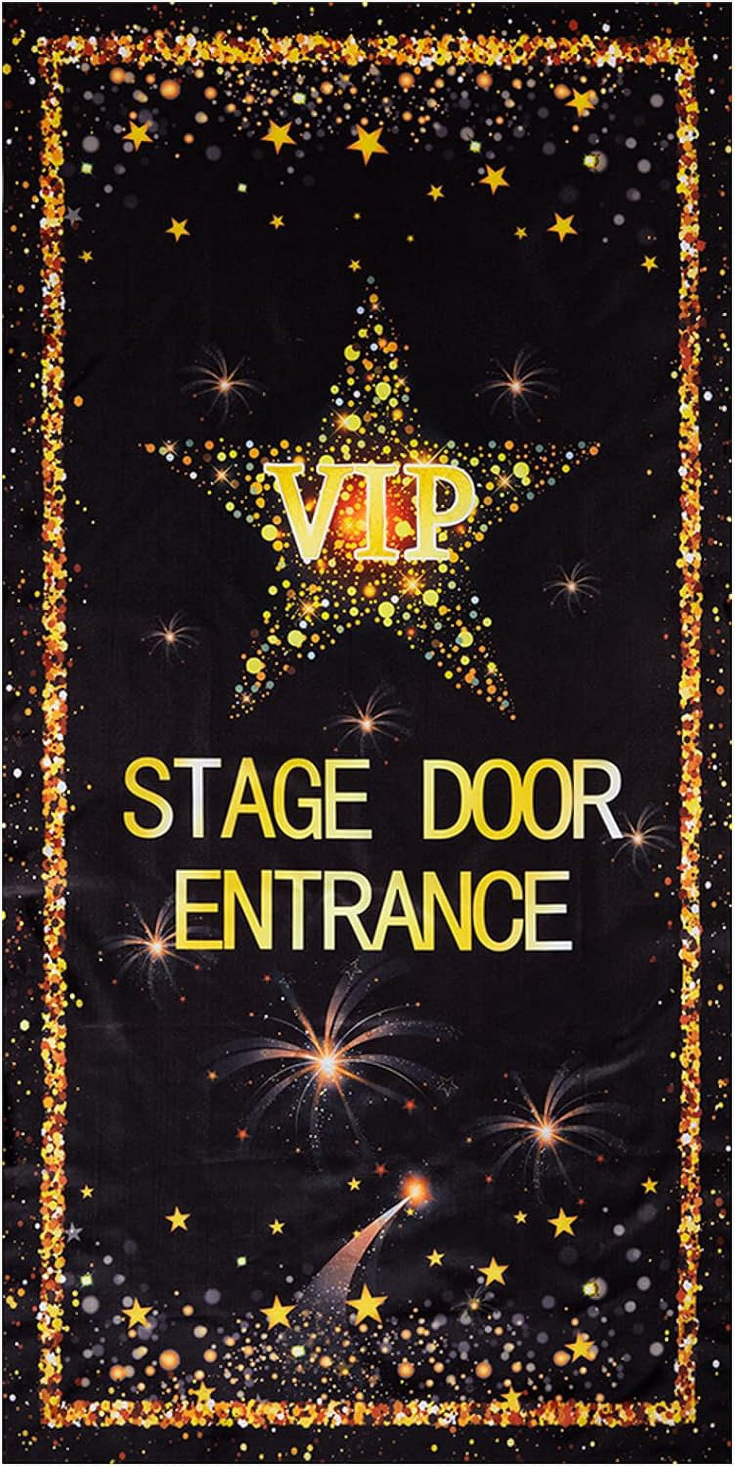 VIP Stage Door Entrance Door Cover Movie Theme Party Decorations vip-stage-door-entrance-door-cover-movie-theme-party-decorations