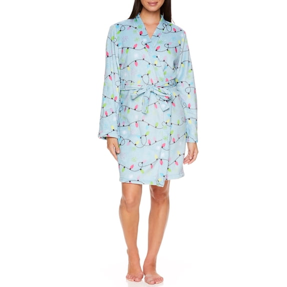 VIP Women's & Women's Plus Plush Pajama Sleep Robe
