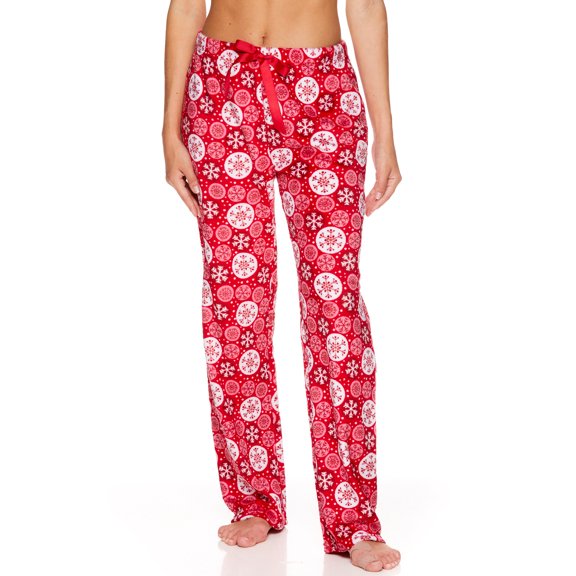 VIP Women's and Women's Plus Size Plush Sleep Pajama Pants, Sizes S-3X