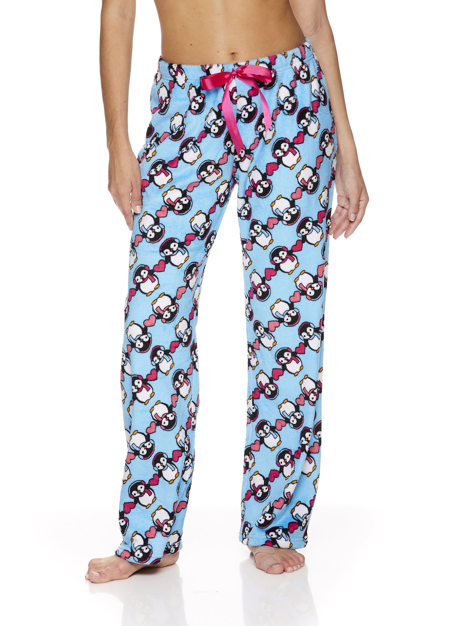VIP Women's and Women's Plus Size Plush Sleep Pajama Pants, Sizes S-3X 