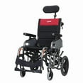 thumbnail image 1 of Karman Healthcare VIP2TR-16 16 in. Seat Tilt in Space Reclining Transport Wheelchair, Diamond Black, 1 of 1