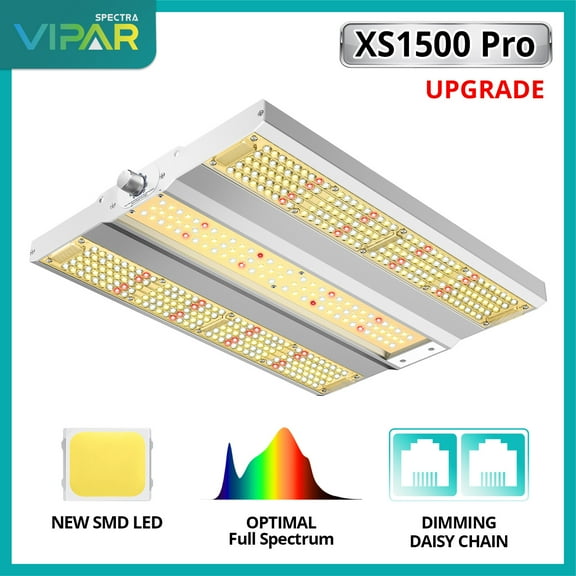 VIPARSPECTRA XS1500 Pro LED Grow Light Sunlike Full Spectrum All Plants Veg IR