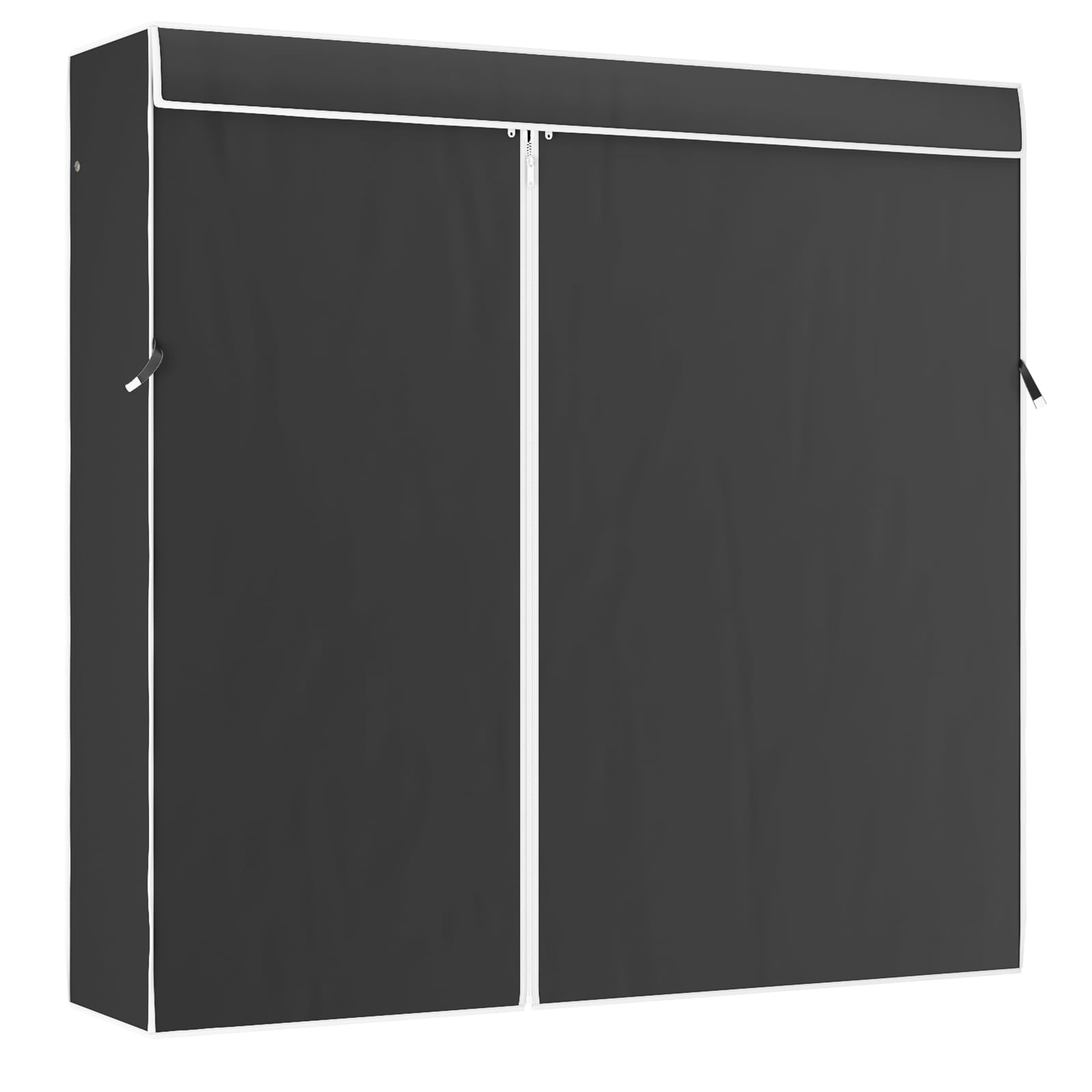 VIPEK V6C Heavy Duty Covered Clothes Rack Portable Wardrobe Closet, Black  Clothing Rack with Black Oxford Fabric Cover, Max Load 780 LBS