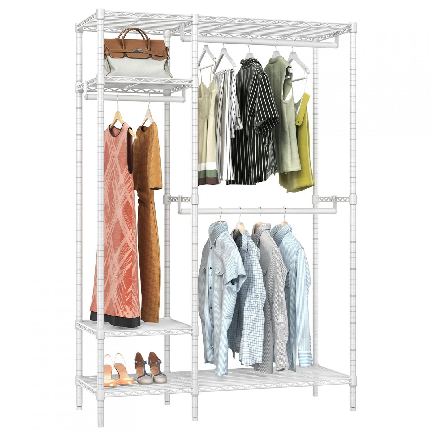 VIPEK Garment Rack Heavy Duty Clothes Rack 4 Tiers Wire Shelving