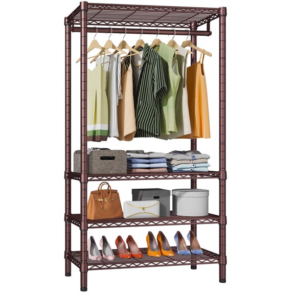 VIPEK V1S Wire Garment Rack Heavy Duty Clothes Rack , Max Load 500LBS, Bronze