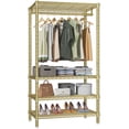 thumbnail image 1 of VIPEK V1S Wire Garment Rack Heavy Duty Clothes Rack , Max Load 500LBS, Gold, 1 of 8