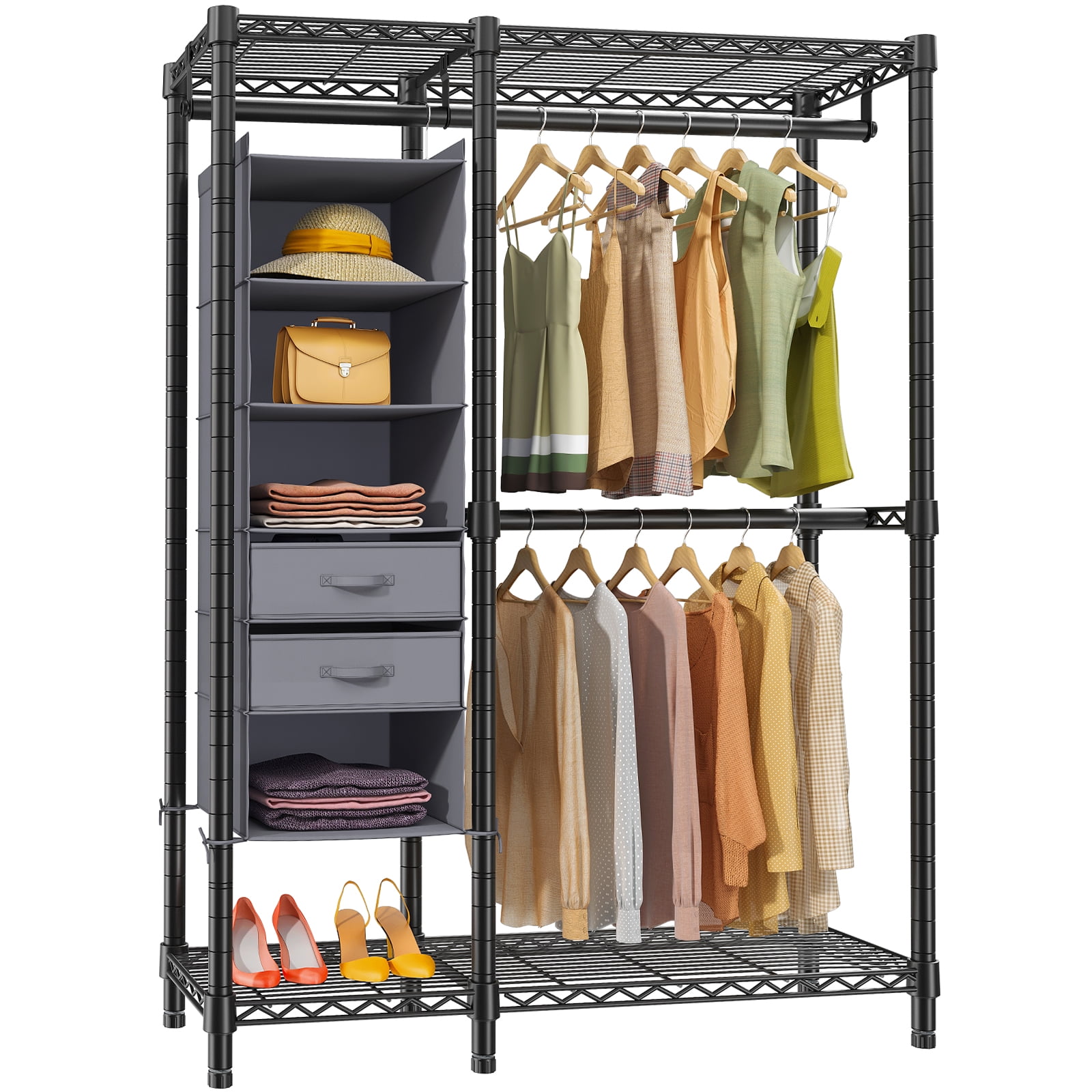 VIPEK V2E Wire Garment Rack Heavy Duty Clothes Rack with 6Shelf