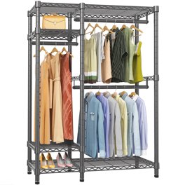 Mainstays 10 Tier 60 Pair Metal and Mesh Rolling Shoe Rack