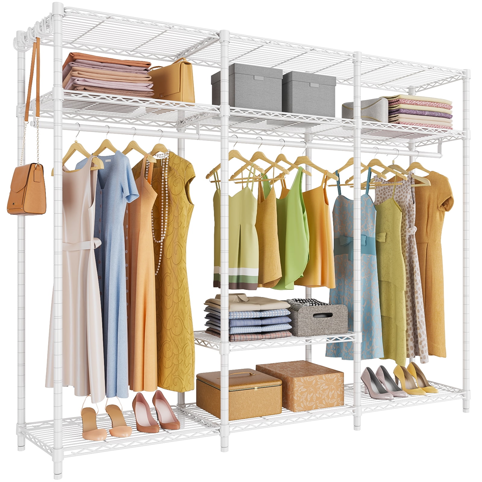 VIPEK V30 Garment Rack Heavy Duty Clothing Racks Freestanding Clothing Rack, Metal Clothes Rack