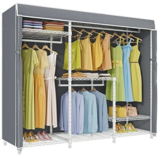 Enclosed hanging clothes rack hotsell