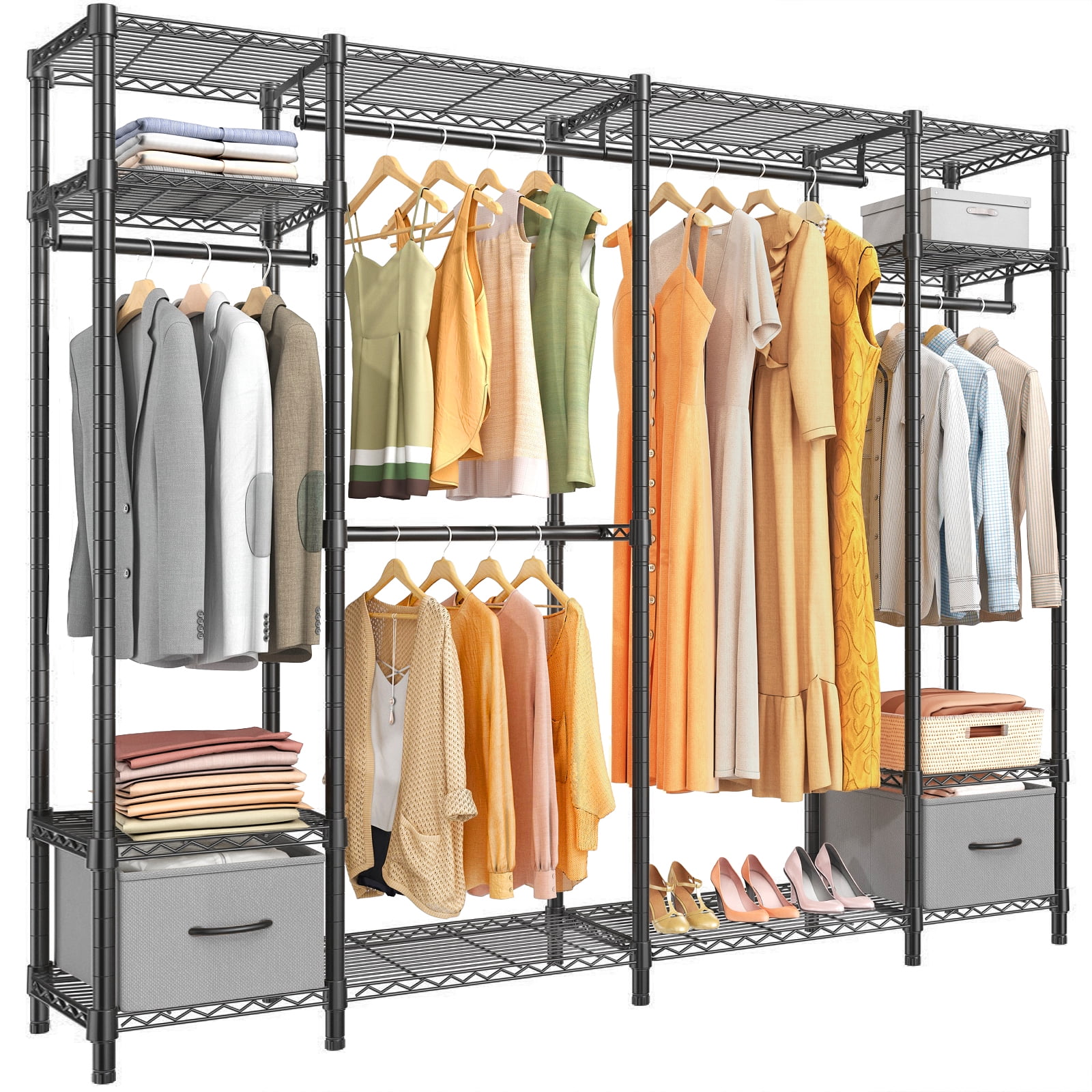 VIPEK V40S Garment Rack Heavy Duty Clothes Rack Freestanding Closet ...