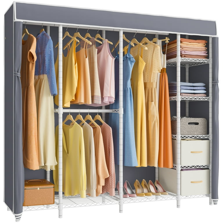 Dropship Free-Standing Closet Organizer With Storage Box & Side