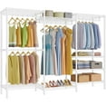 thumbnail image 1 of VIPEK V5 Plus Large Portable Closet Rack Freestanding Wardrobe Closet, Heavy Duty Multi-Functional Clothes Rack, White, 1 of 8