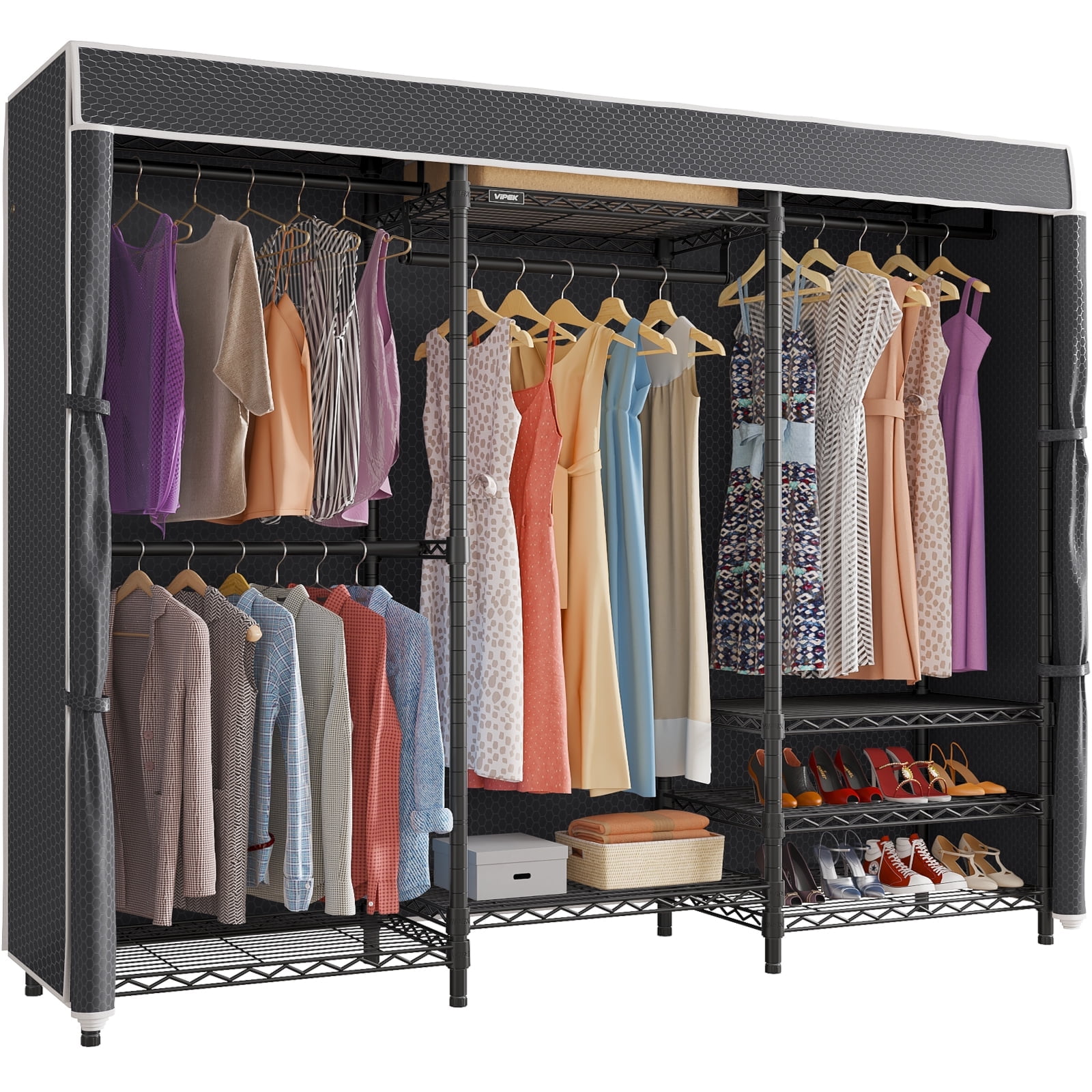Outdoor Covered Cloths Rack