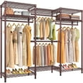 thumbnail image 1 of VIPEK V5i Garment Rack Heavy Duty Clothes Rack, 68.9" L x 15.7" W x 76.4" H, Bronze, 1 of 9