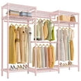 thumbnail image 1 of VIPEK V5i Garment Rack Heavy Duty Clothes Rack Closet Wardrobe Bedroom Armoires Freestanding Clothing Rack, Pink, 1 of 8