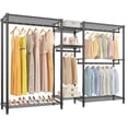 thumbnail image 1 of VIPEK Classic V6 Plus Wire Garment Rack Heavy Duty Clothing Rack for Hanging Clothes Freestanding Closet Wardrobe Rack Portable Clothes Rack, 84.7" L x 15.8" W x 76.4" H, Max Load 1120lbs, Black, 1 of 10
