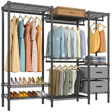 Stock Your Home Retractable Clothes Rack - Wall Mounted Folding Clothes ...