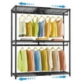 thumbnail image 1 of VIPEK X1 Plus Expandable Reach-in Closet Adjustable from 2'8" to 4'6" with Adjustable Shelves and Hanger Rods Clothes Rack Portable Walk-in Closet,Black, 1 of 6