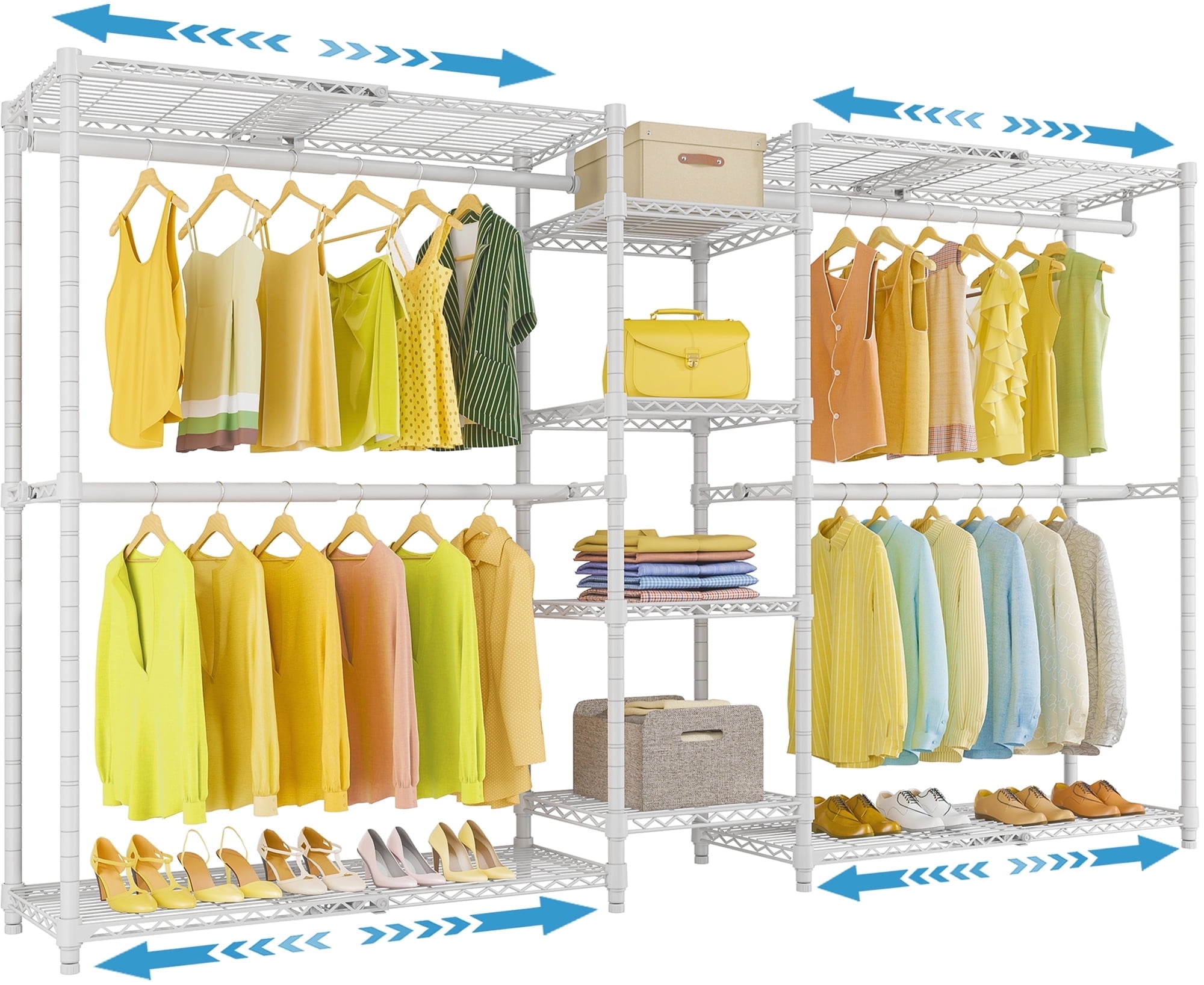 VIPEK X3 Expandable Heavy Duty Clothes Rack Adjustable from 5'2