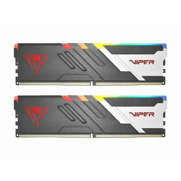 Patriot Viper Venom RGB 32GB (2 x 16GB) 288-Pin PC RAM DDR5 6400 (PC5 51200) Desktop Memory Model PVVR532G640C32K