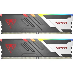 Patriot Memory Viper Venom RGB DDR5 RAM 32GB (2X16GB) 6000MT/s CL30 UDIMM Desktop Gaming Memory Kit - PVVR532G600C30K Compatible with AMD / Intel Gen14 Only