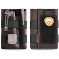 thumbnail image 1 of VIPERADE PL5 EDC Organizer Pouch, EDC Pocket Organizer for Men, Slim EDC Pouch with DIY Patch Area, EDC Pouch Organizer for Daily Carry-Brown, 1 of 6