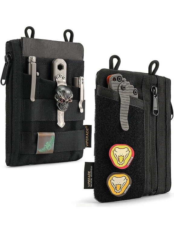 VE16 Pocket Organizer EDC Pouch with 7 Pockets for Everyday Carry Multitool and Gear Storage
