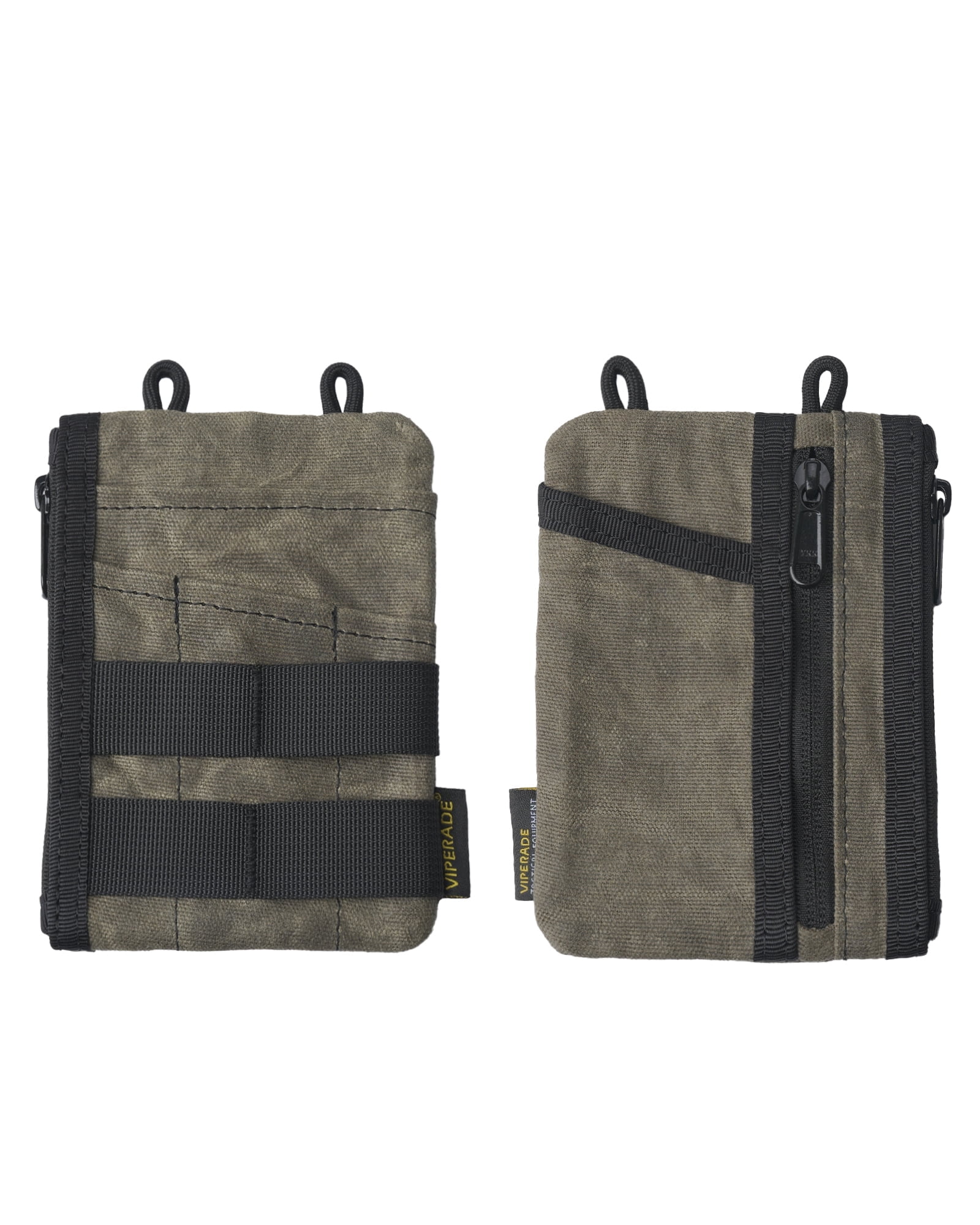 VIPERADE  VE16N-OW EDC Pouch, Waxed Canvas Pocket Organizer