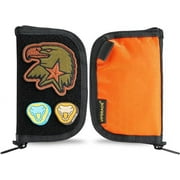 VIPERADE VE20 Small EDC Pouch, EDC Pocket Organizer for Men, Small EDC Organizer Pouch with 5 Pockets, EDC Pouch Organizer Utility Pouch for Multitools, Nylon Compact Velcro Tool Pouch-Orange