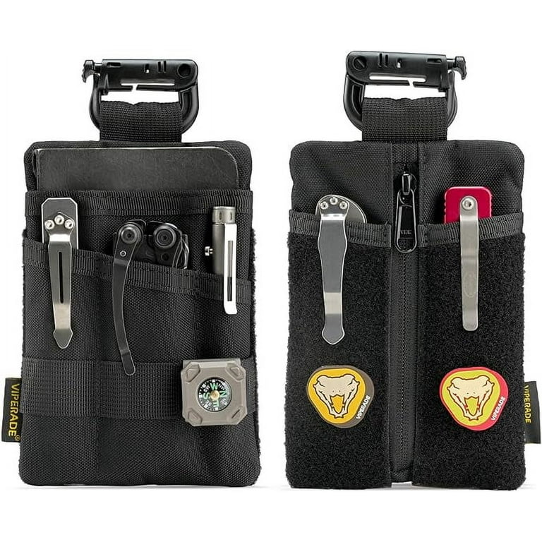 VIPERADE VE25 EDC Pouch, EDC Pocket Organizer with DIY Patches, 7