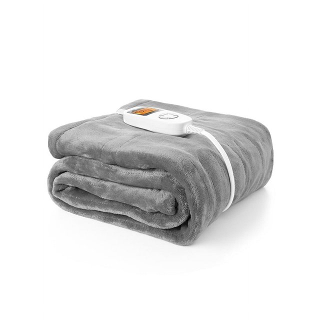 VIPEX Electric Heated Throw Blanket, 50in x 61in Fast Heating Flannel